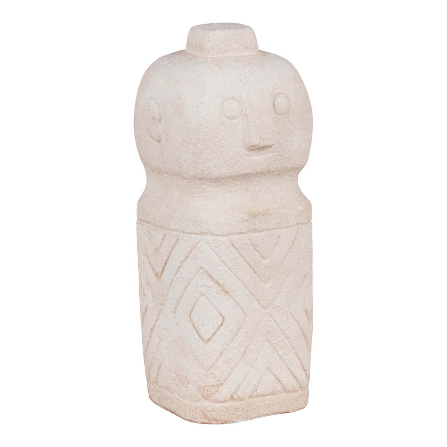 Dekoration - <p>Dekoration, cement, beige, 6,5x6,5x15 cm</p>