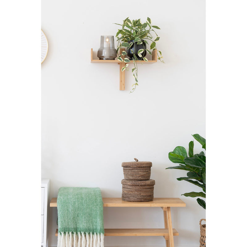 Vase - Vase, glas, smoked grå ø15x19 cm