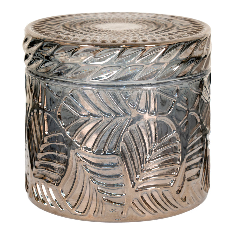 Krukker - Krukker, glas, røgfarvet, runde, ø9x8,5 cm, sæt af 2