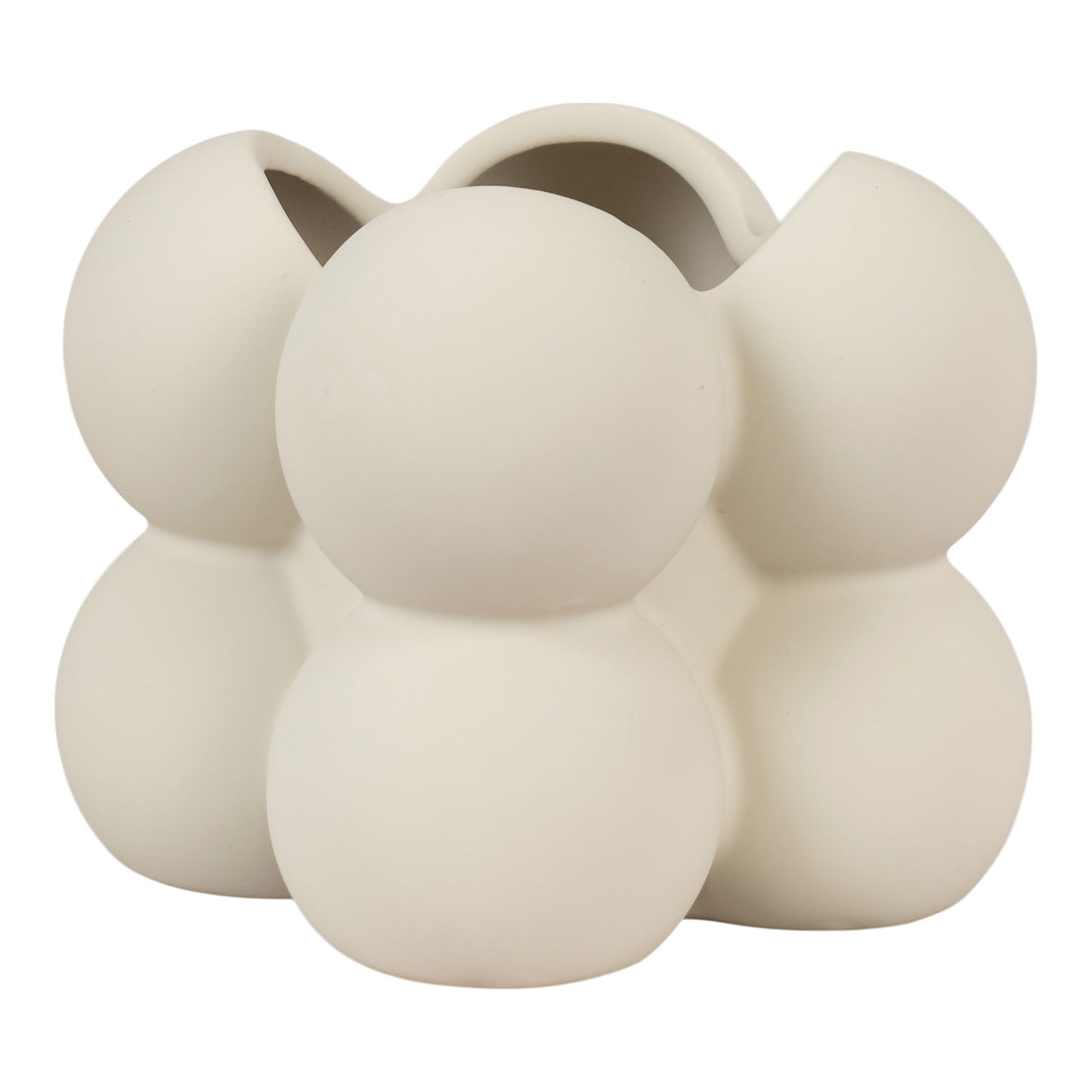 Urtepotte - Urtepotte, keramik, grå, 9x9x8 cm