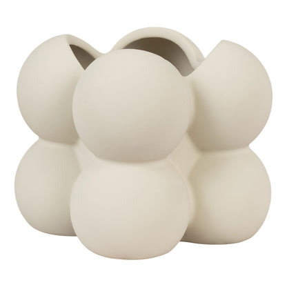 Urtepotte - Urtepotte, keramik, grå, 9x9x8 cm