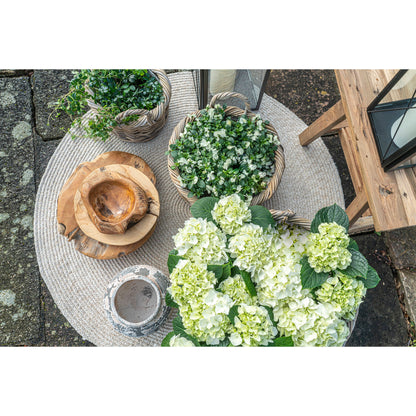 Rio Skål - Skål i teaktræ, natur, Ø40x12 cm