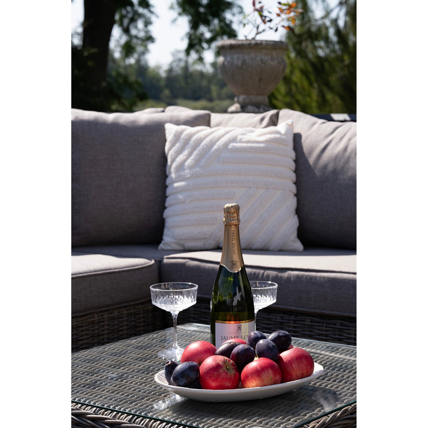 Fad - Fad, keramik, hvid, 30,5x20,3x3,8 cm