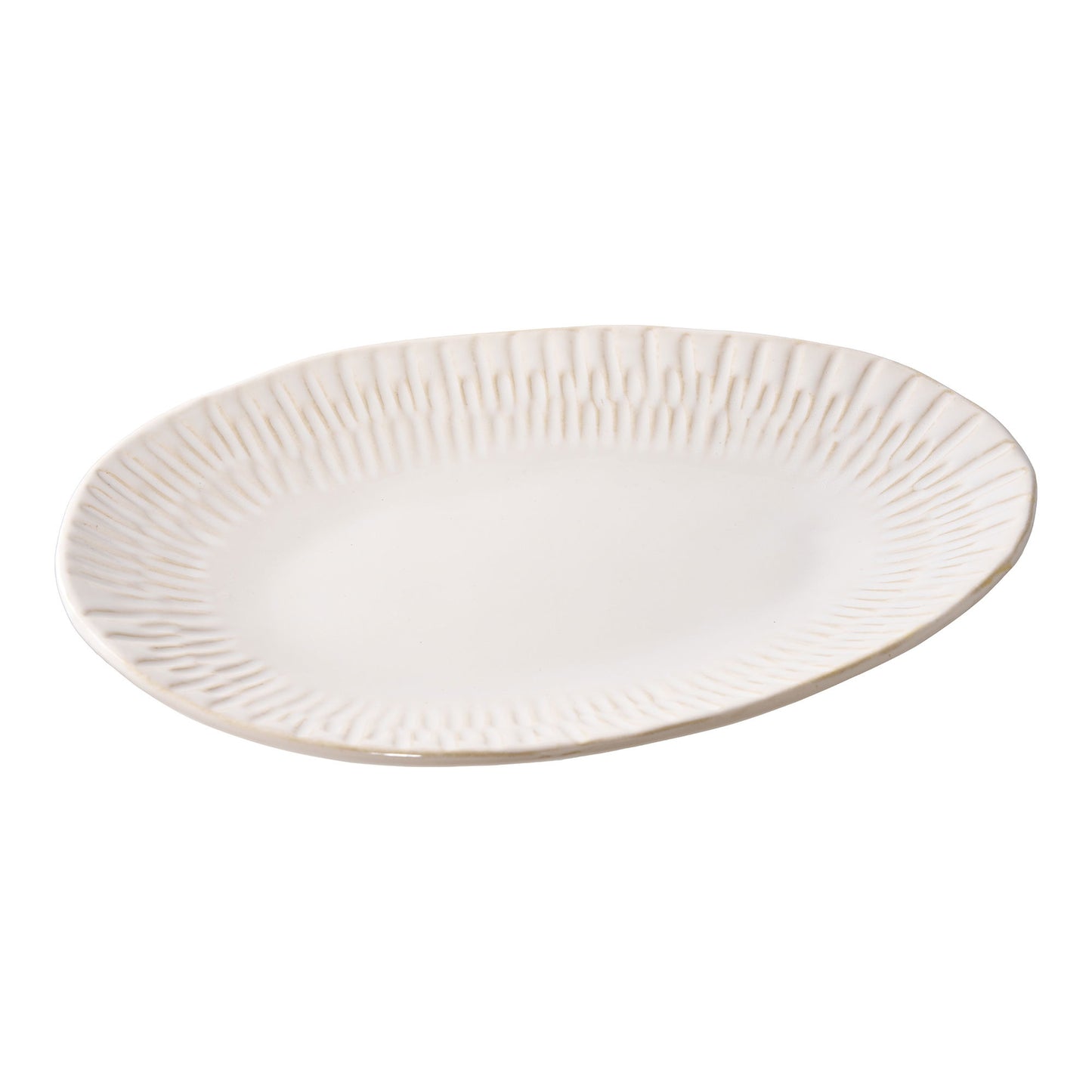 Fad - Fad, keramik, hvid, 30,5x20,3x3,8 cm