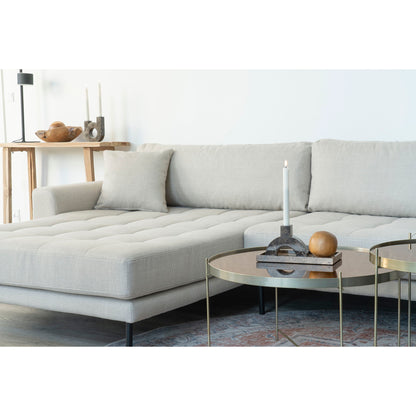 Lysestage - Lysestage, marmor, brun, 12x3,5x14 cm