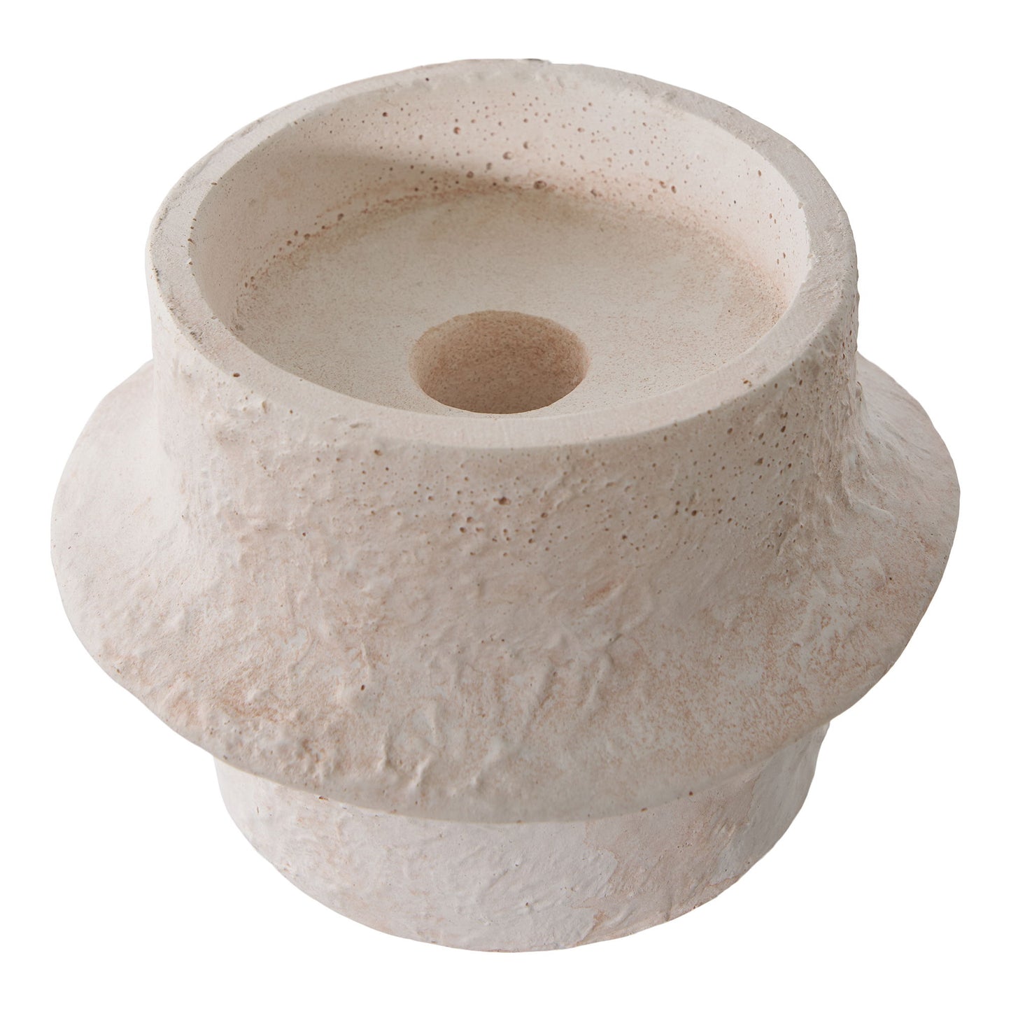 Lysestager - Lysestager, cement, hvid, sæt af 2