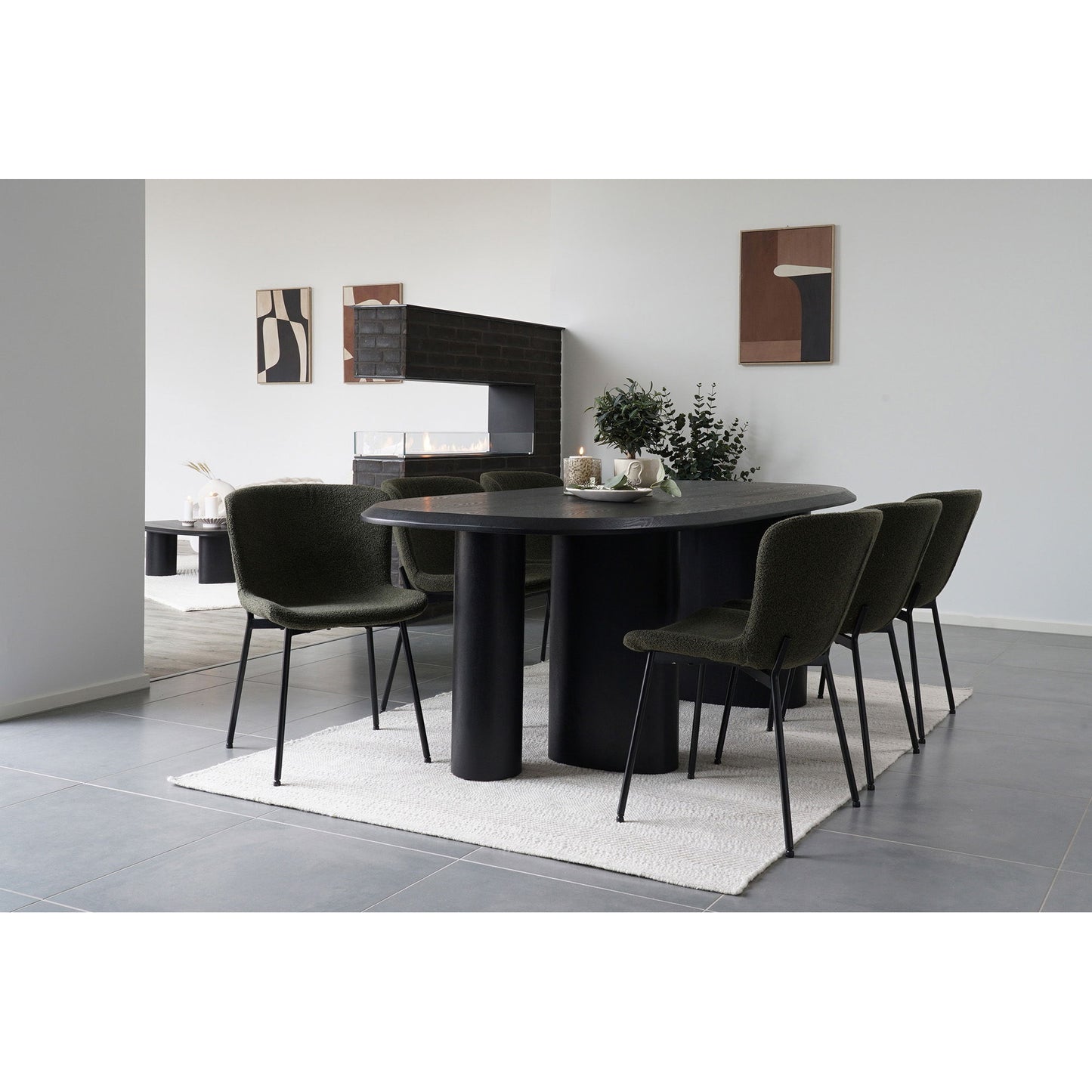 Lysestage - Lysestage, glas, brun ø12x12 cm