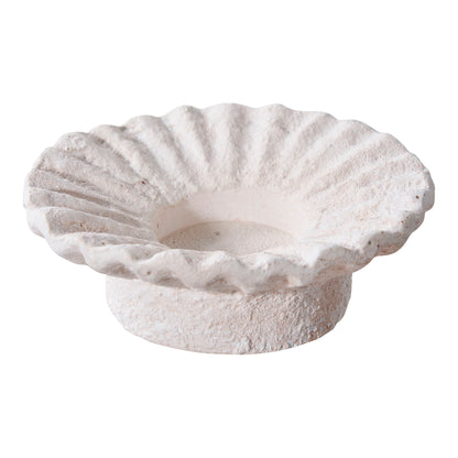 Lysestager - Lysestager, cement, hvid, sæt af 2