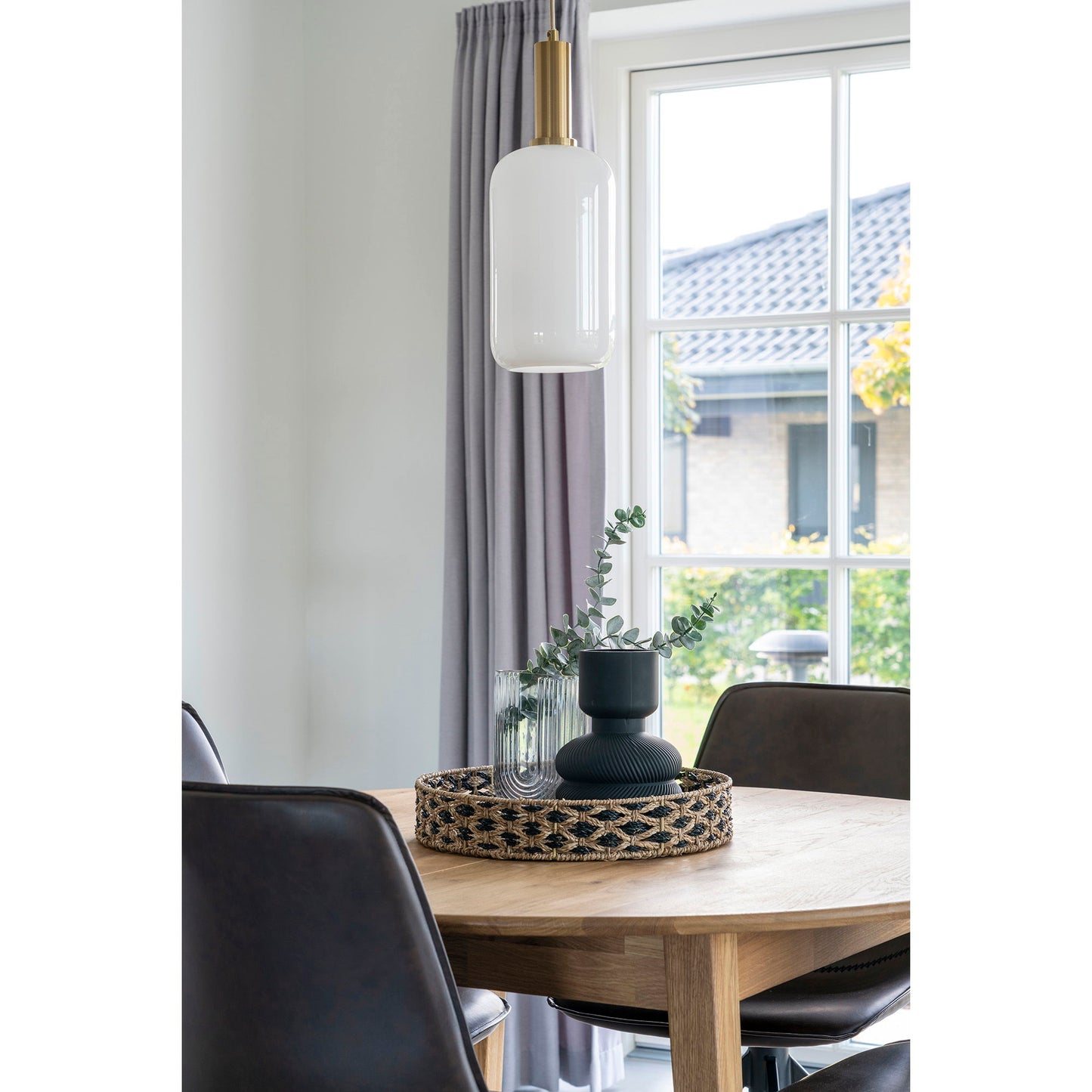 Nerja Bakke - Bakke, søgræs, sort/natur, ø38 cm