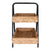 Alfaro Bakke  - Bakke i vandhyacint/metal, natur/sort, 42x23x43,5 cm