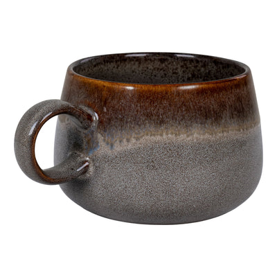 Selma Krus - Krus, keramik, grå/brun ø10x7,5 cm, sæt af 4