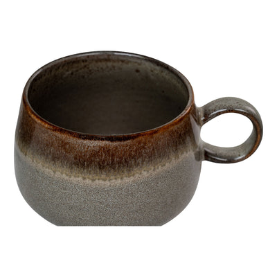 Selma Krus - Krus, keramik, grå/brun ø10x7,5 cm, sæt af 4