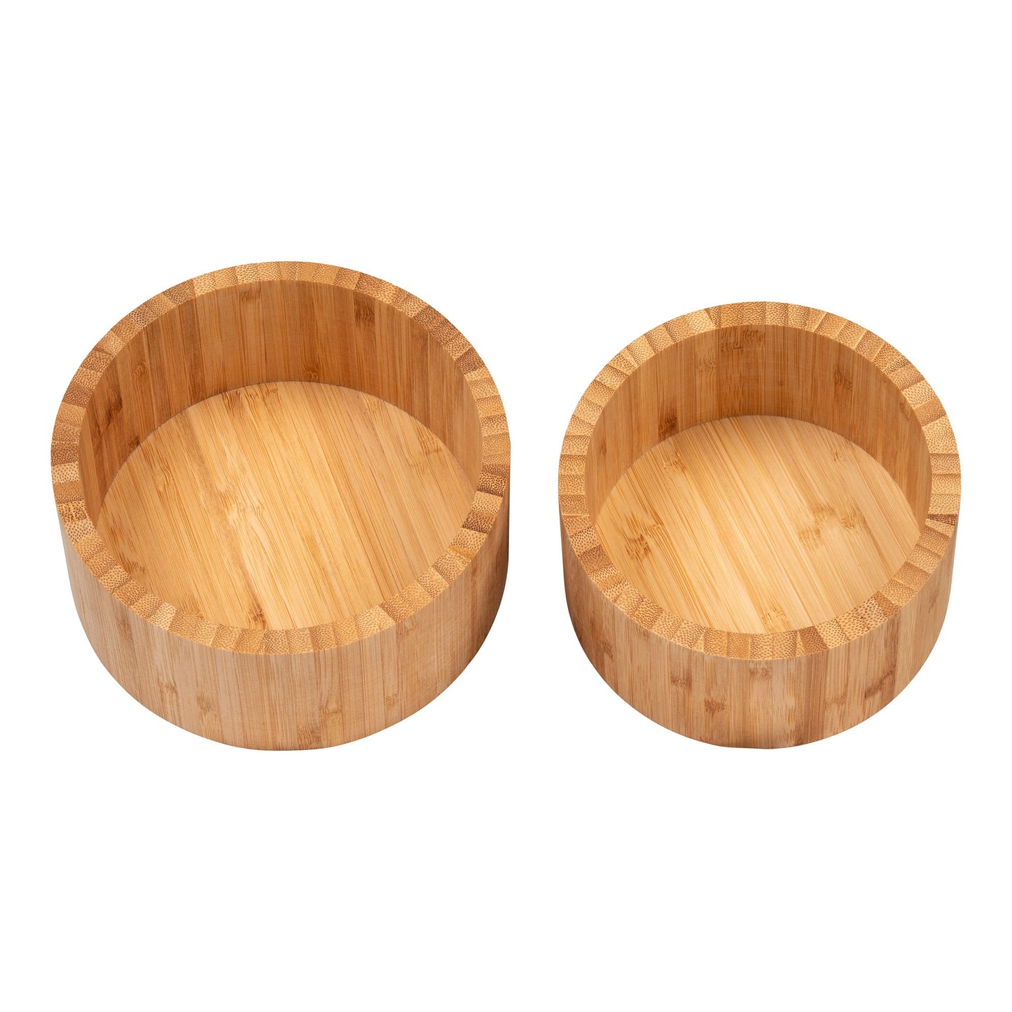 Chefalu Opbevaringsboks - Opbevarings boks, bambus, natur sæt af 2