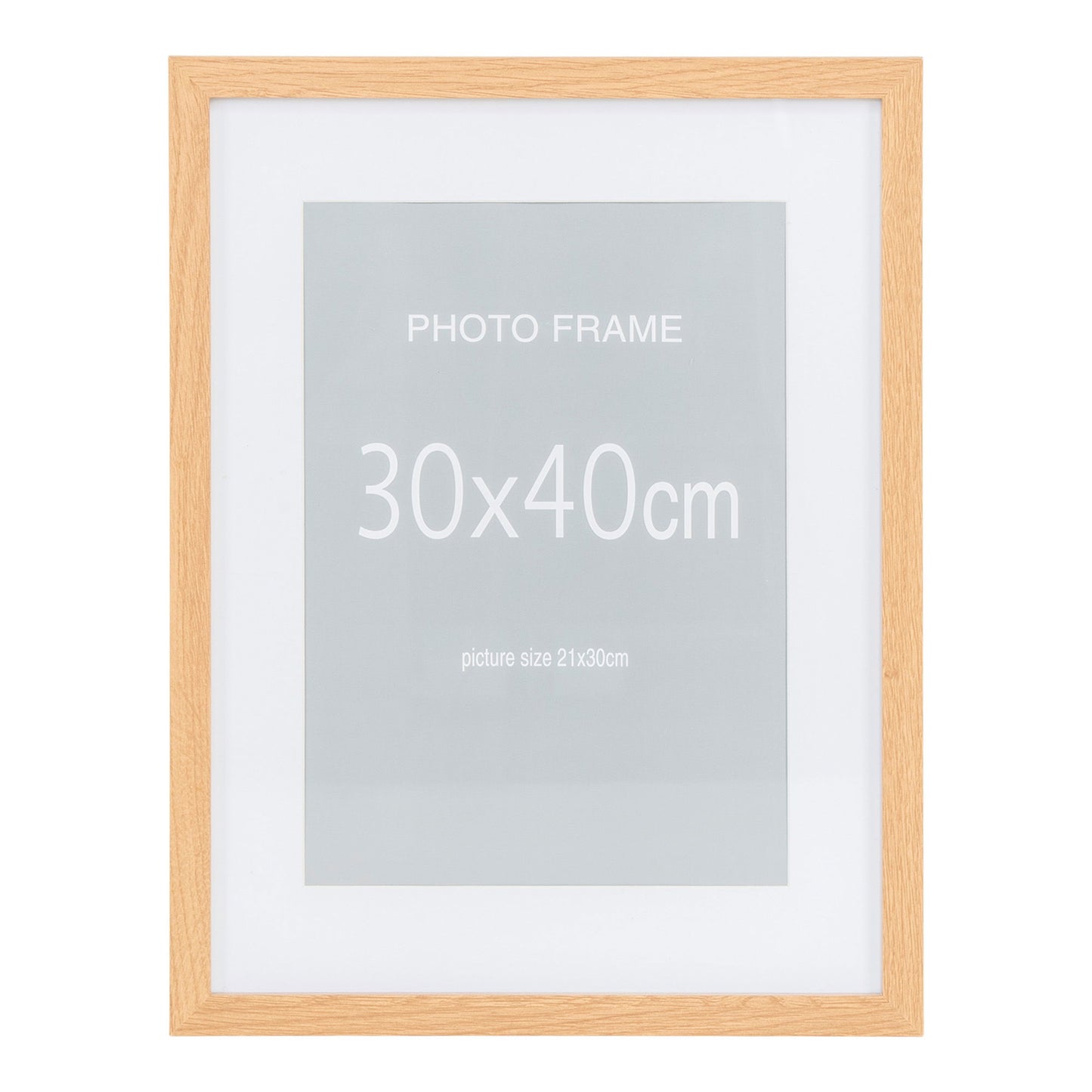 Marbella Ramme Display - Ramme Display, 7 stk. sort og 8 stk. natur 30x40 cm