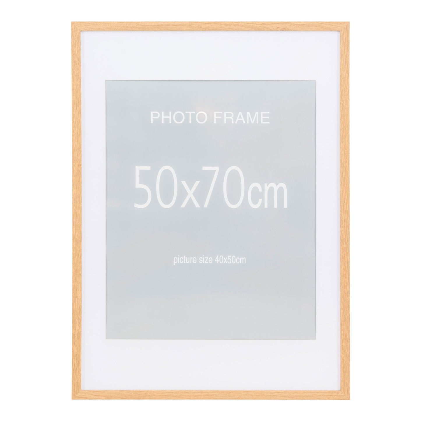 Marbella Ramme Display - Ramme Display, 7 stk. sort og 8 stk. natur 50X70 cm