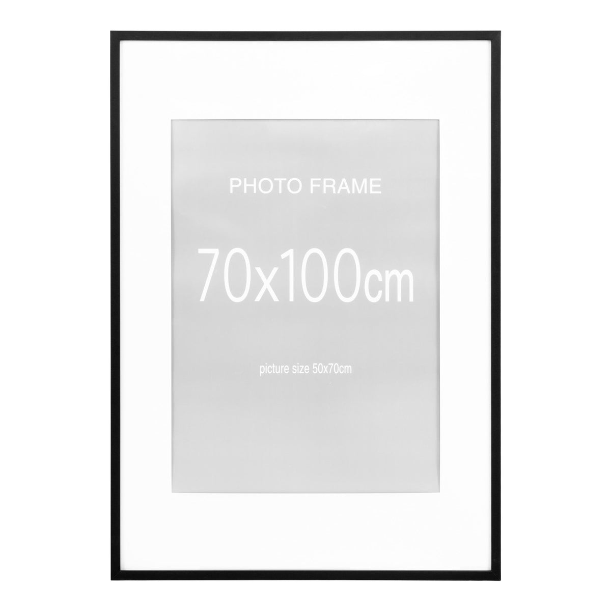 Marbella Ramme Display - Ramme Display, 7 stk. sort og 8 stk. natur 70X100 cm