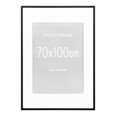Marbella Ramme Display - Ramme Display, 7 stk. sort og 8 stk. natur 70X100 cm
