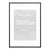 Marbella Ramme Display - Ramme Display, 7 stk. sort og 8 stk. natur 70X100 cm