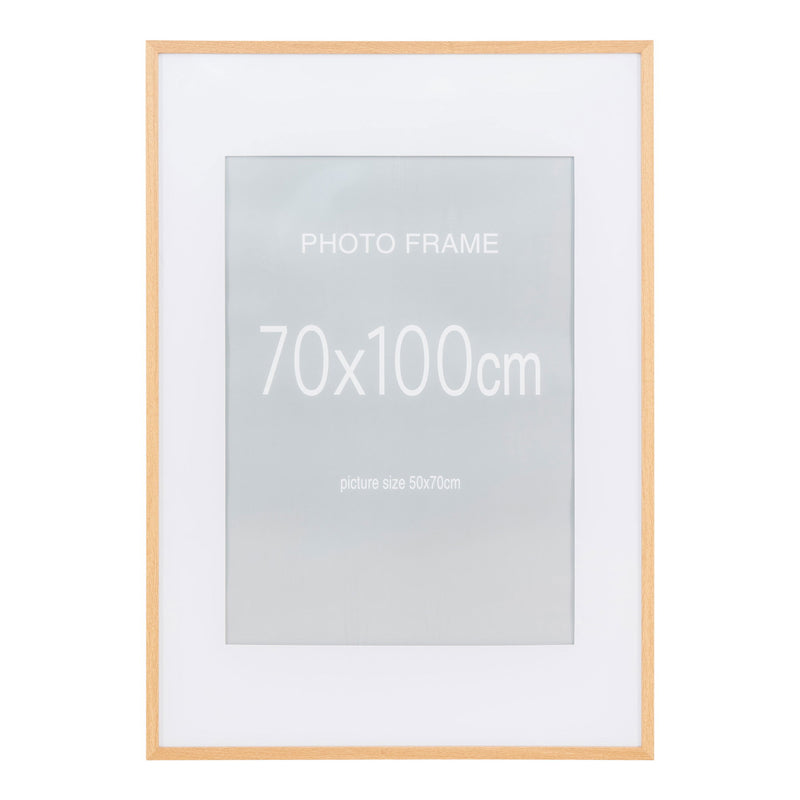 Marbella Ramme Display - Ramme Display, 7 stk. sort og 8 stk. natur 70X100 cm