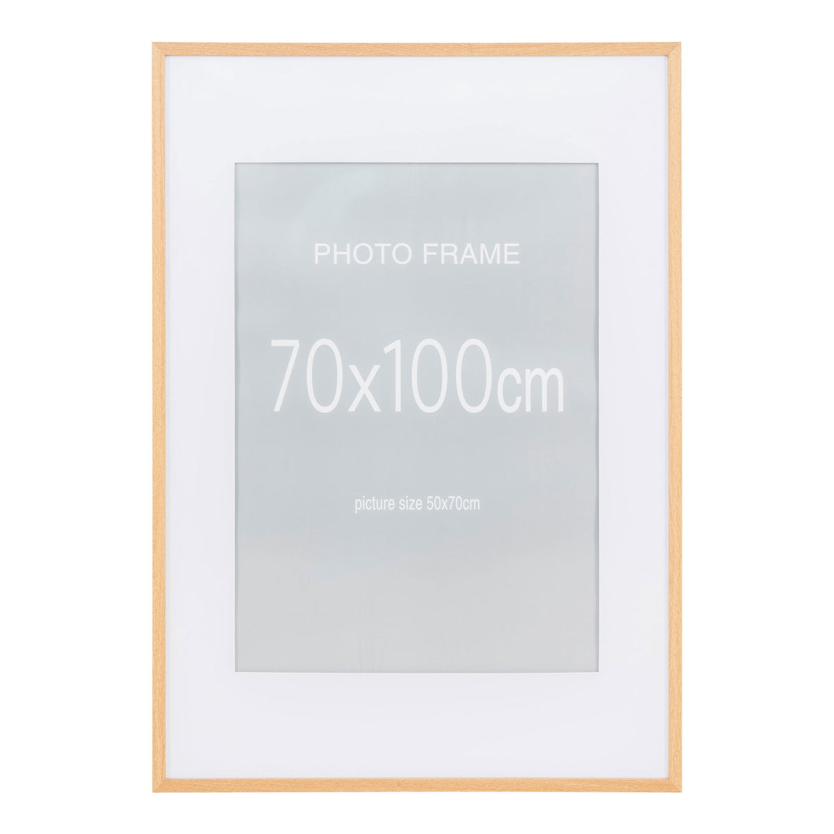 Marbella Ramme Display - Ramme Display, 7 stk. sort og 8 stk. natur 70X100 cm