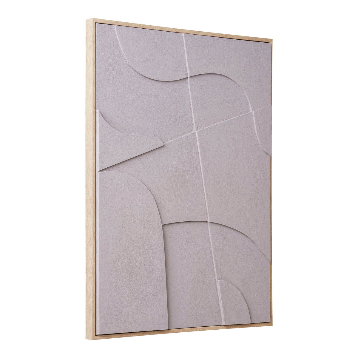 Madeline Relief Vægdekoration - Relief vægdekoration, canvas, sand, No.1 50x70 cm