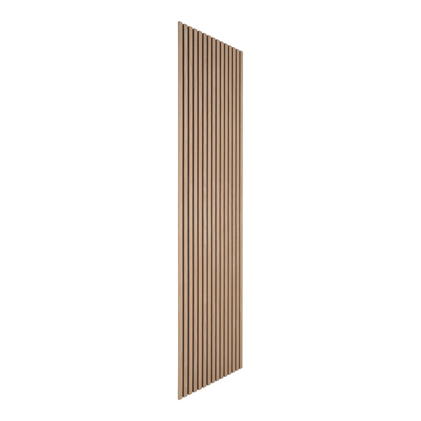 Akustikpanel - Akustikpanel, træfiner, natur, egetræslook 2400x600x22 mm