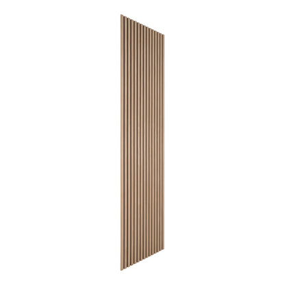 Akustikpanel - Akustikpanel, træfiner, natur, egetræslook 2400x600x22 mm