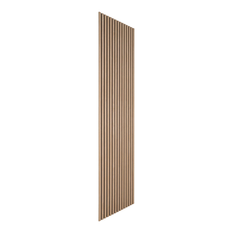 Akustikpanel - Akustikpanel, træfiner, natur, egetræslook 2400x600x22 mm