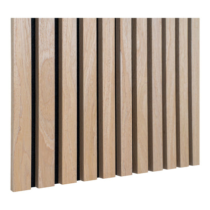 Akustikpanel - Akustikpanel, træfiner, natur, egetræslook 2400x600x22 mm