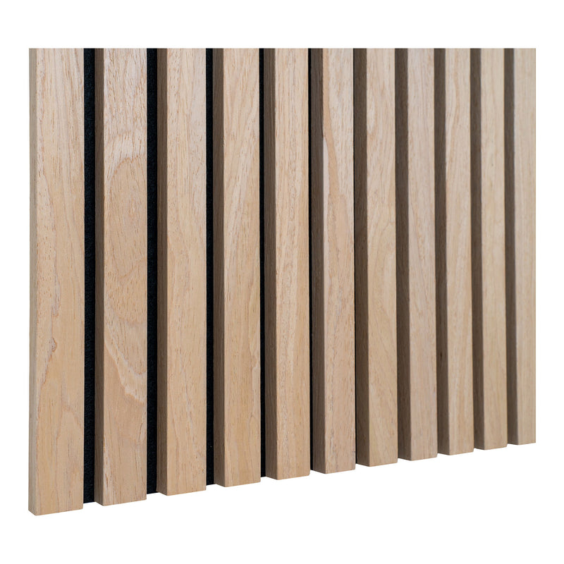 Akustikpanel - Akustikpanel, træfiner, natur, egetræslook 2400x600x22 mm
