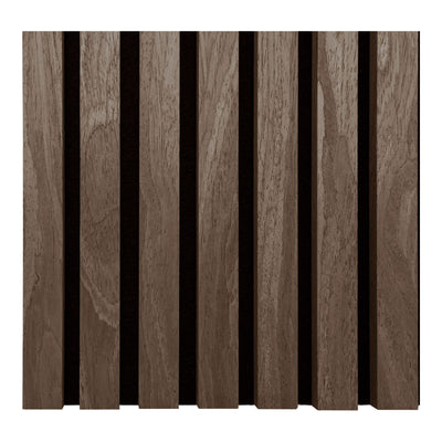 Akustikpanel - Akustikpanel, træfiner, valnød, valnødlook 2400x600x22 mm