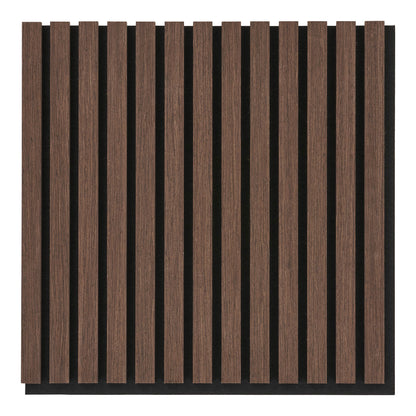 Akustikpanel - Akustikpanel, træfiner, valnød, valnødlook 520x520x22 mm