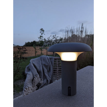 Ramsey LED Lampe - Lampe, grå, genopladelig