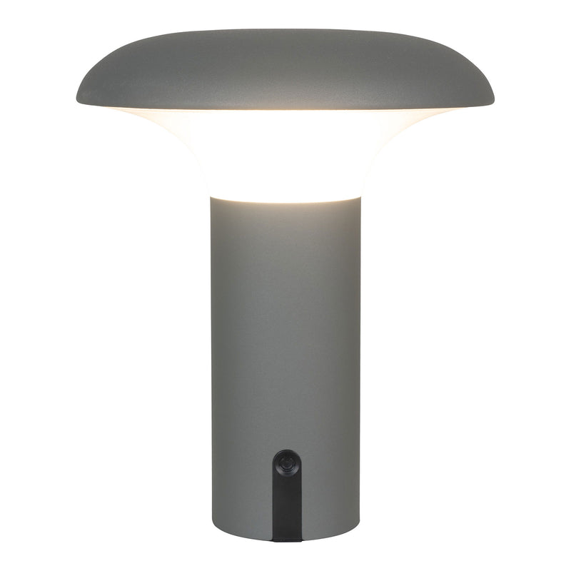 Ramsey LED Lampe - Lampe, grå, genopladelig