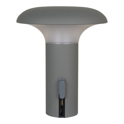 Ramsey LED Lampe - Lampe, grå, genopladelig
