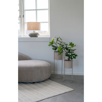 Oldham Bordlampe - Bordlampe, grøn keramik med lampeskærm