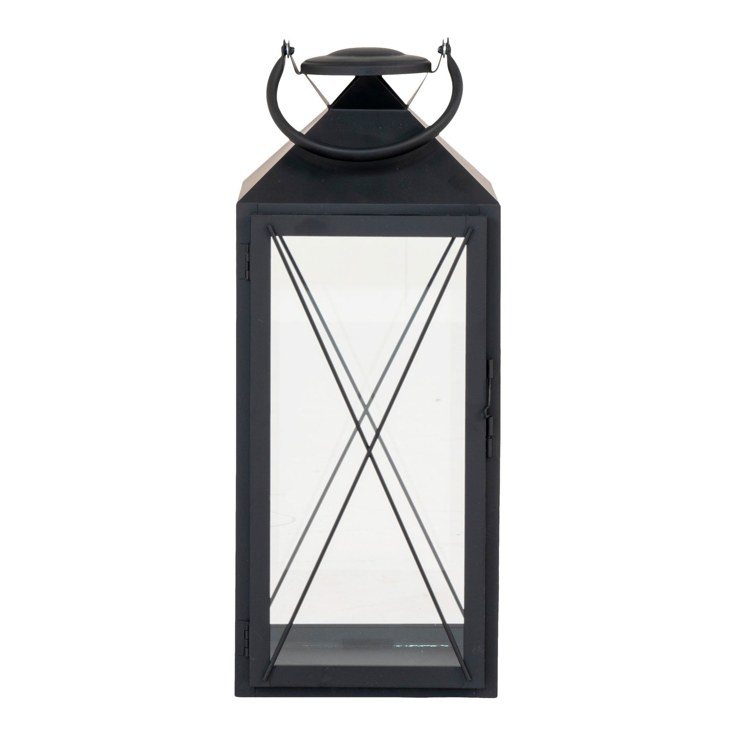 Casa Lanterner - Lanterner, stål/glas, sort, sæt af 2