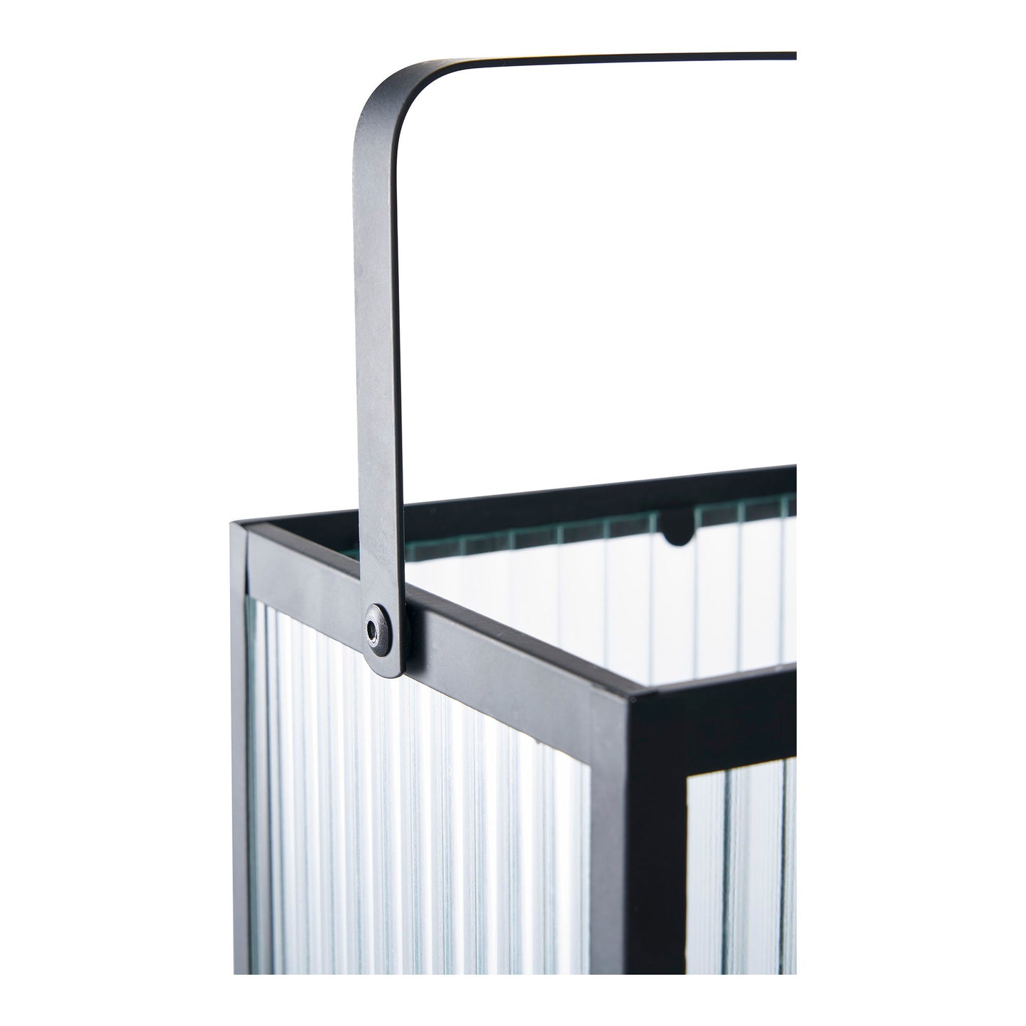 Almonte Lanterne - Lanterne, metal/glas, sort