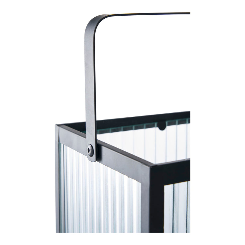 Almonte Lanterne - Lanterne, metal/glas, sort