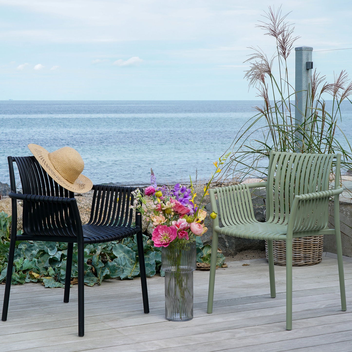 Tulsa Havestol  - Havestol, polypropylen, stabelbar, grøn