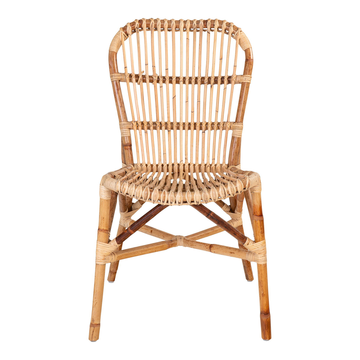 Prado Stol - Stol i rattan, natur, 46x55x92 cm