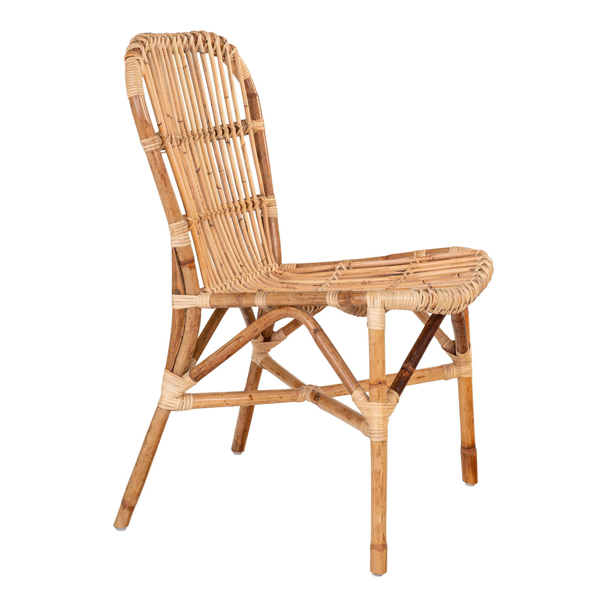 Prado Stol - Stol i rattan, natur, 46x55x92 cm