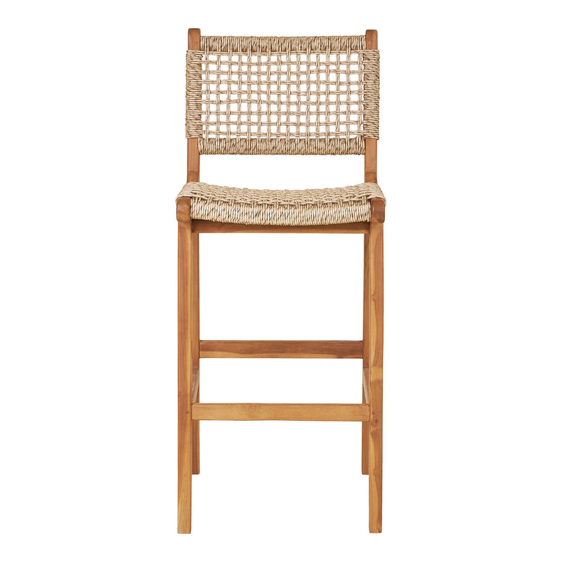 Derby Counterstol - Counterstol, teak/polyrattan, natur