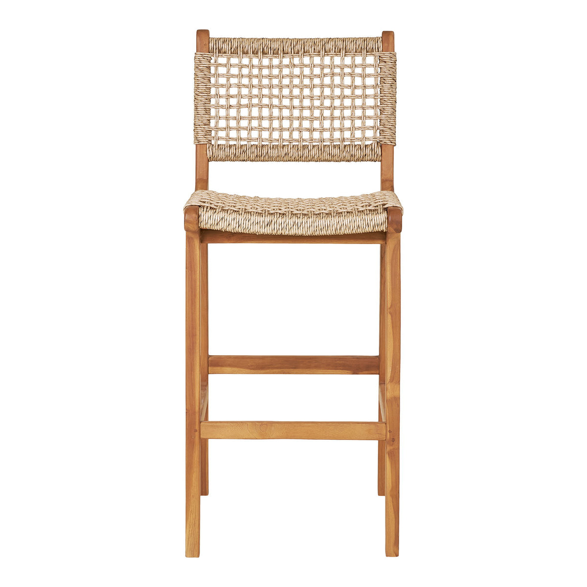 Derby Counterstol - Counterstol, teak/polyrattan, natur