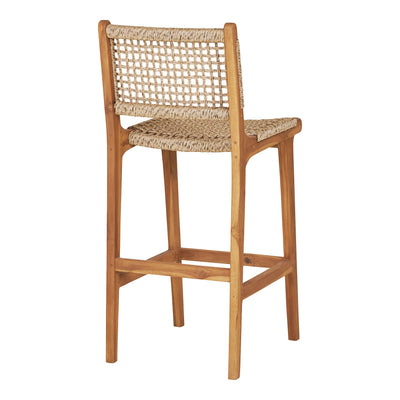 Derby Counterstol - Counterstol, teak/polyrattan, natur