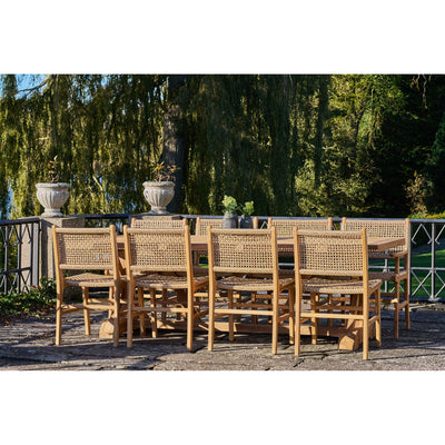 Derby Spisebordsstol u. armlæn - Spisebordsstol u. armlæn, teak/polyrattan, natur