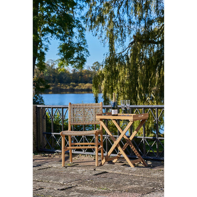 Derby Spisebordsstol u. armlæn - Spisebordsstol u. armlæn, teak/polyrattan, natur