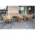 Trieste Sofa - Sofa i polyrattan med hynde, natur med sorte ben