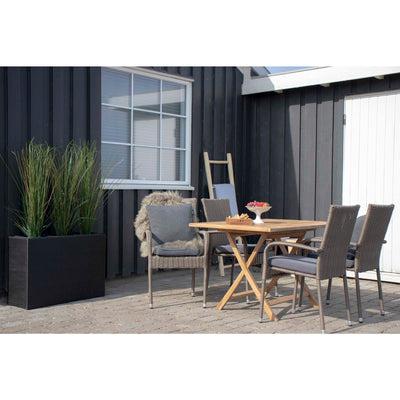 Oviedo Teak Spisebord - Spisebord i teaktræ, natur 120x80x75 cm