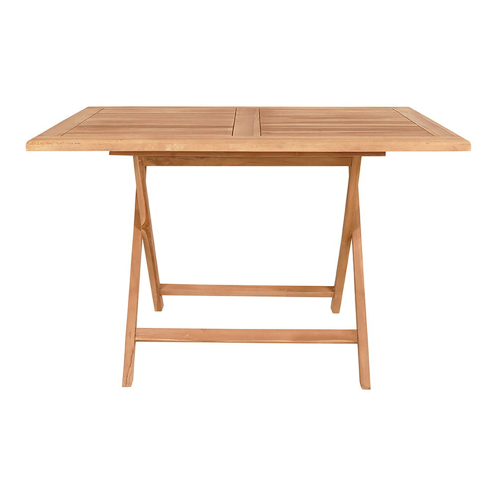 Oviedo Teak Spisebord - Spisebord i teaktræ, natur 120x80x75 cm